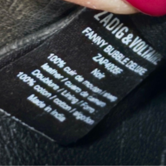 Zadig & Voltaire Wallet Black with Gold Tone - Picture 6 of 10